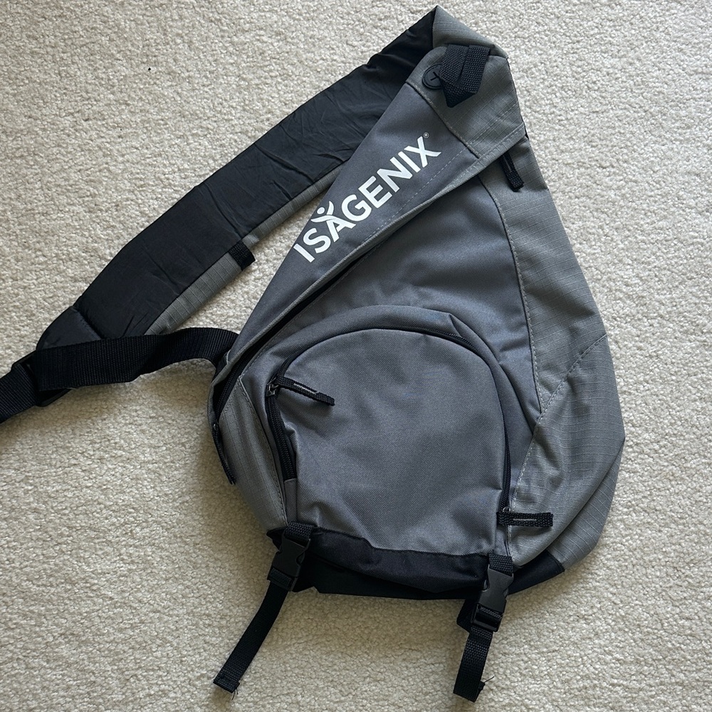 Gray Sling Bag for Men